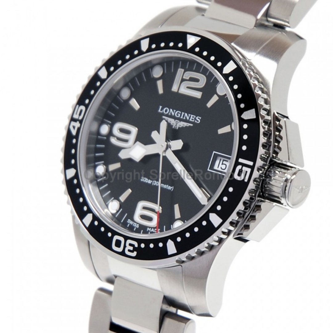 Longines Hydroconquest 34mm Quarzo Nero Acciaio - immagine 2