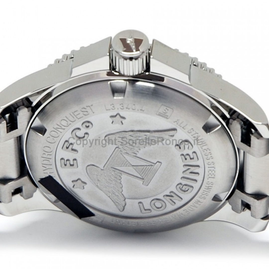 Longines Hydroconquest 34mm Quarzo Nero Acciaio - immagine 4